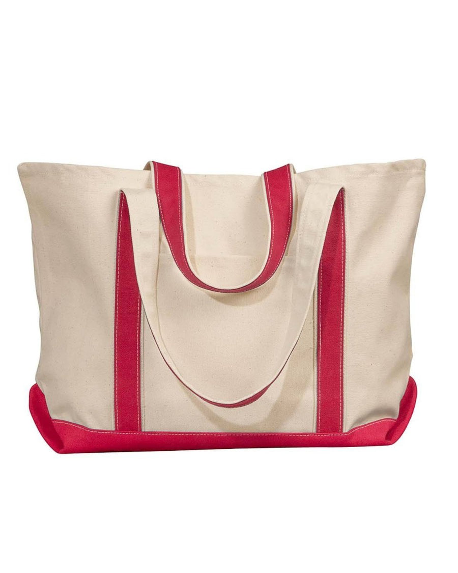 XL Cotton Canvas Resort Tote - Buy Bulk DTF