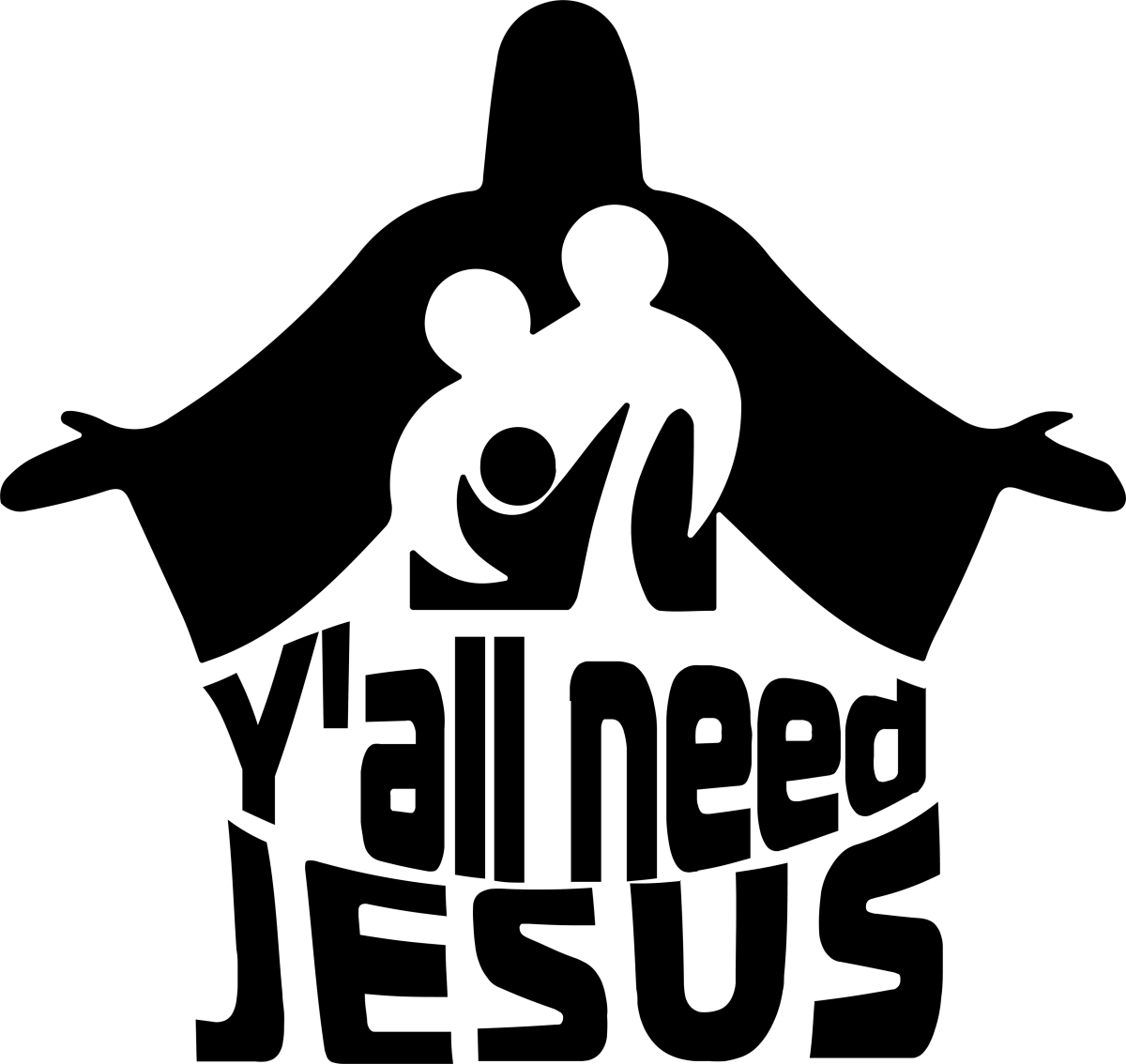 Yall Need Jesus - Ready To Press DTF Transfers - Buy Bulk DTF