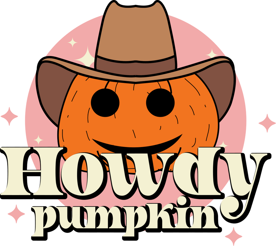 Yeehaw Howdy Pumkin Ready To Press DTF Transfer - Buy Bulk DTF