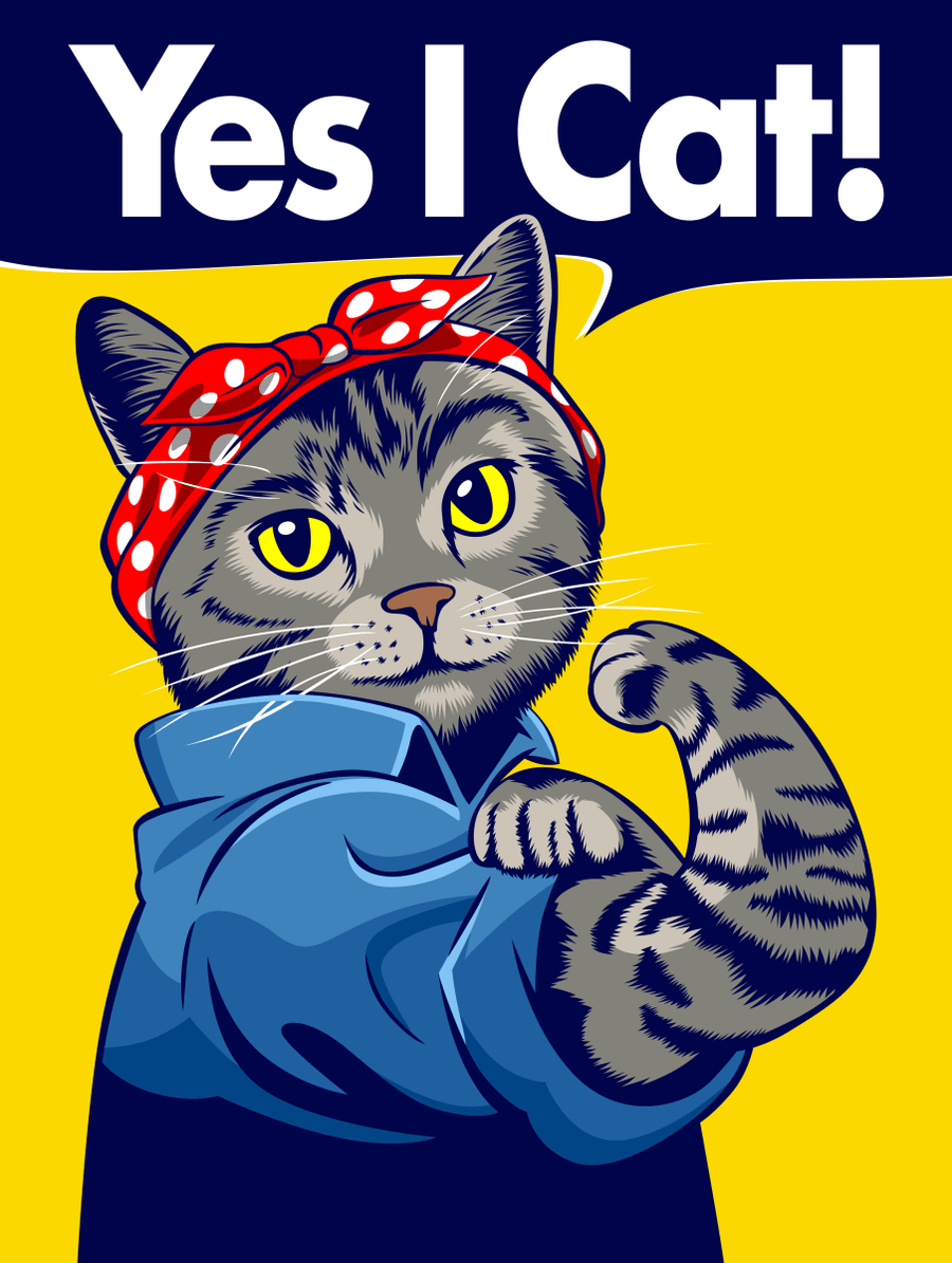 YES I CAT - Ready To Press DTF Transfer - Buy Bulk DTF