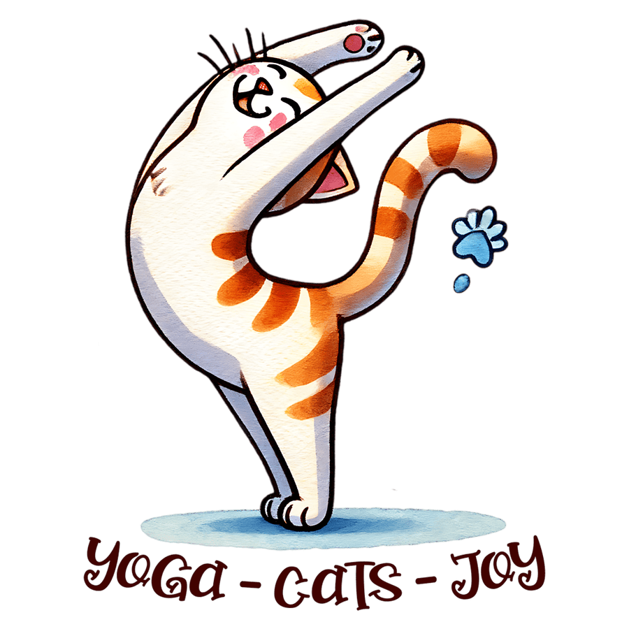Yoga Cats Yoy - Ready To Press DTF Transfers - Buy Bulk DTF