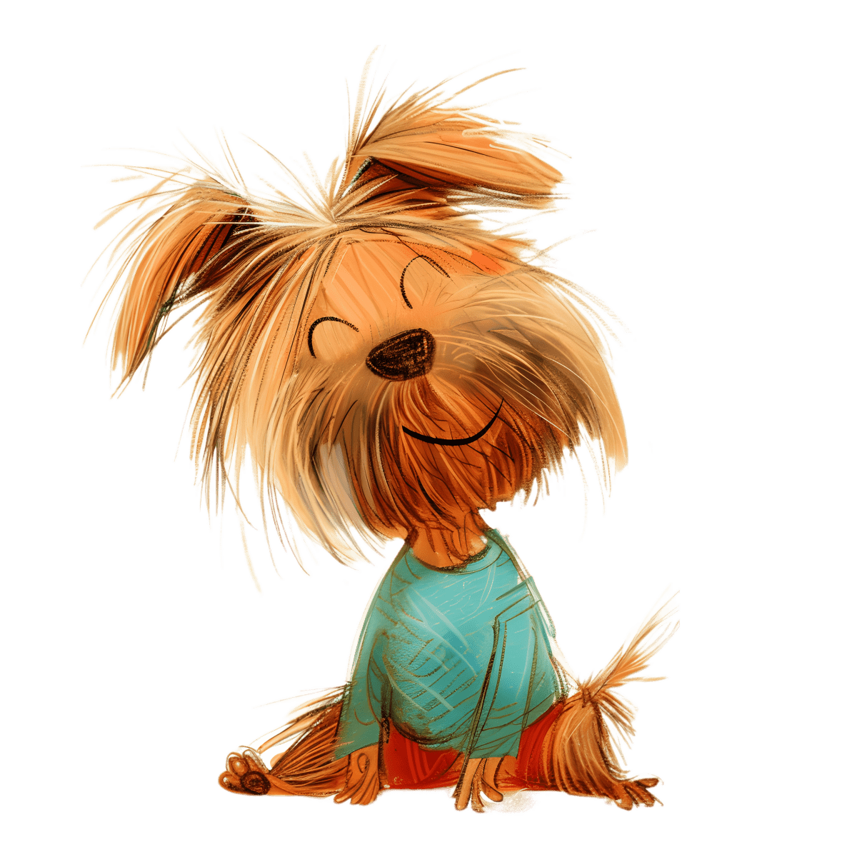 Yorkie Charm - Ready To Press DTF Transfers - Buy Bulk DTF