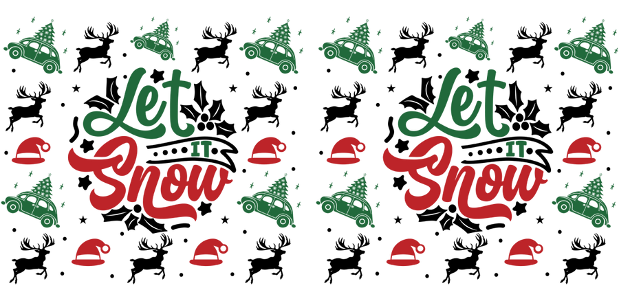 Yuletide Joyful Designs UV DTF Libbey Glass Wrap - Buy Bulk DTF